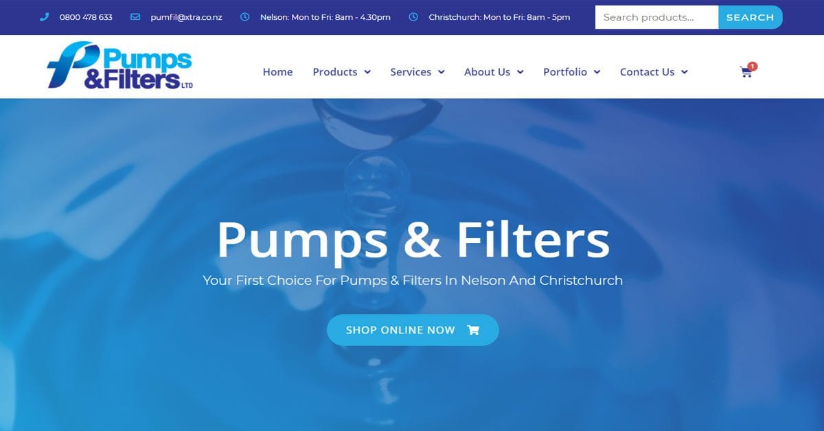 Contact Christchurch Pumps and Filters Pumps and Filters Ltd