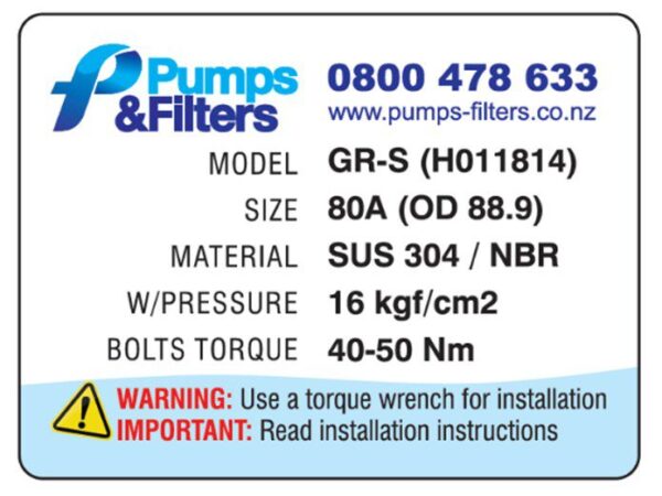 Grip Ring Coupling-New Pipes Connector with Axial-Restraint (Standard Length) - Image 8