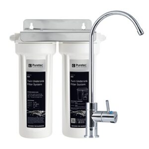 Puretec High Loop Faucet With Dual Filter, .2 Micron