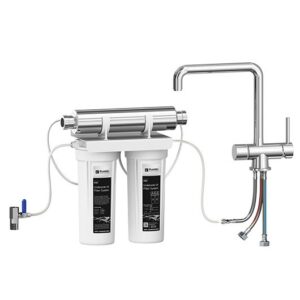 Puretec Tripla T5 Faucet With Filter & UV Technology, 1 Micron