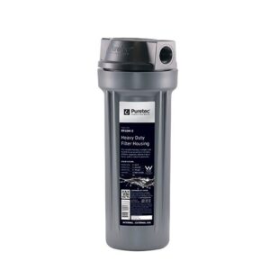 Puretec Filter Housing, Grey 10 inch, 1/2 conn