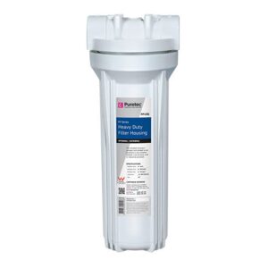 Puretec Filter Housing, 10 inch, white, 1/4 conn