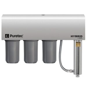 Puretec Triple stage filtration plus UV protection, Weather protection, 60 Lpm, 1” conn