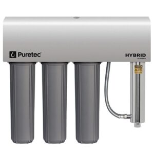 Puretec Triple stage filtration plus UV protection, 120 Lpm, 1” conn