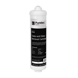 Puretec IN143 Inline Fridge Filter Cartridge, 10", 5 micron