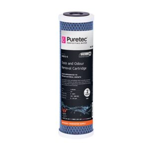 Puretec Moulded Carbon Cartridge, 10 Inch, 1 Micron