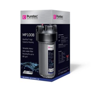 Puretec MaxiPlus™ Filter Housing, 10 inch, grey, 1 conn
