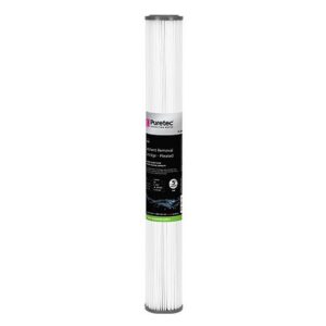 Puretec Pleated Sediment Cartridge, 20 inch, 5 Micron