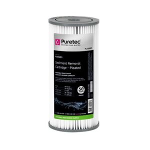 Puretec Pleated Sediment Cartridge, 10" MP, 50 Micron