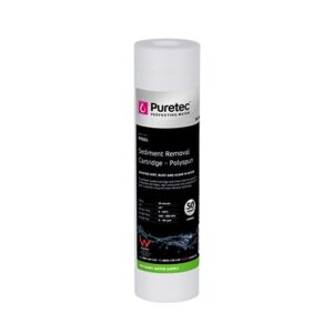 Puretec Polyspun Sediment Cartridge, 10 Inch, 5 Micron