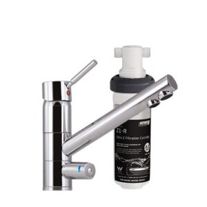 Puretec Tripla T1 faucet with quick-twist filter, 0.1 micron