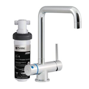 Tripla T5 faucet with quick-twist filter, 0.1 micron