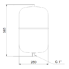 18L Grundfos pressure tank 10 bar - Image 2