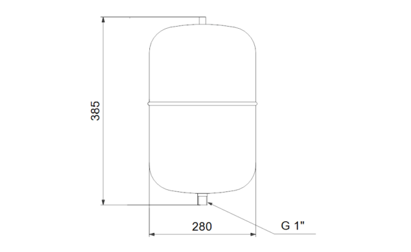 18L Grundfos pressure tank 10 bar - Image 2