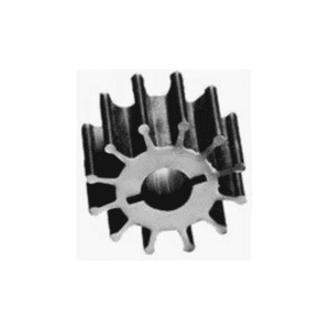 Jabsco Impeller: 12 Blade, Drive 7, Shaft 16mm, 57mm Dia, 31.5mm Deep