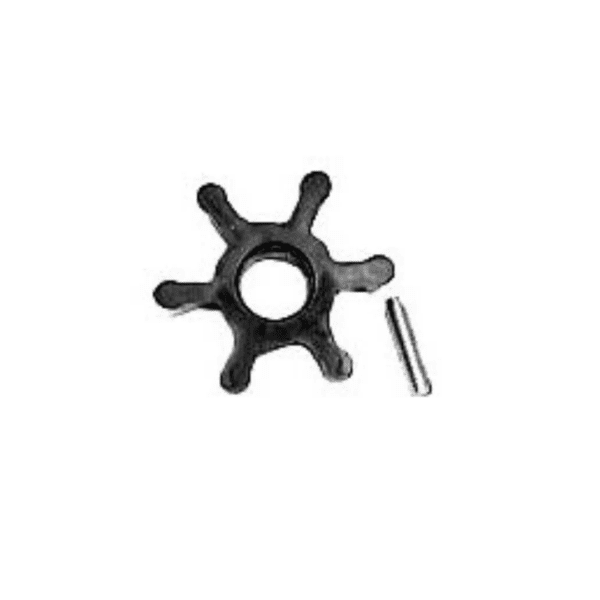Jabsco Impeller: 6 Blade, Drive 1, Shaft 12mm, 40mm Dia, 19mm Deep